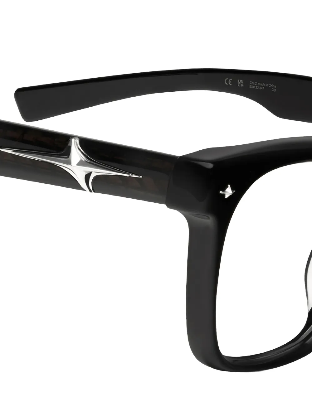 Gentle Monster Alto 01 bril met vierkant montuur Zwart