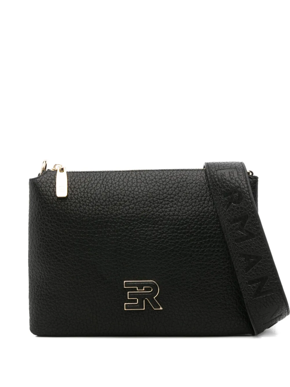 Ermanno Scervino Leather Satchel Bag In Black