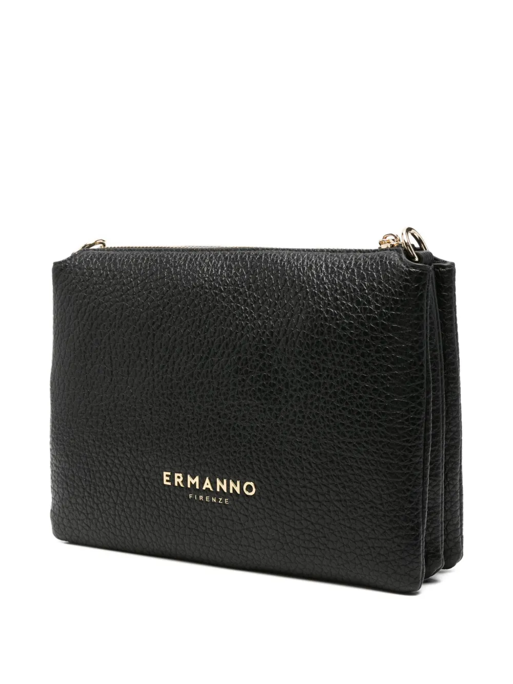 Ermanno Scervino Leather Satchel Bag In Black