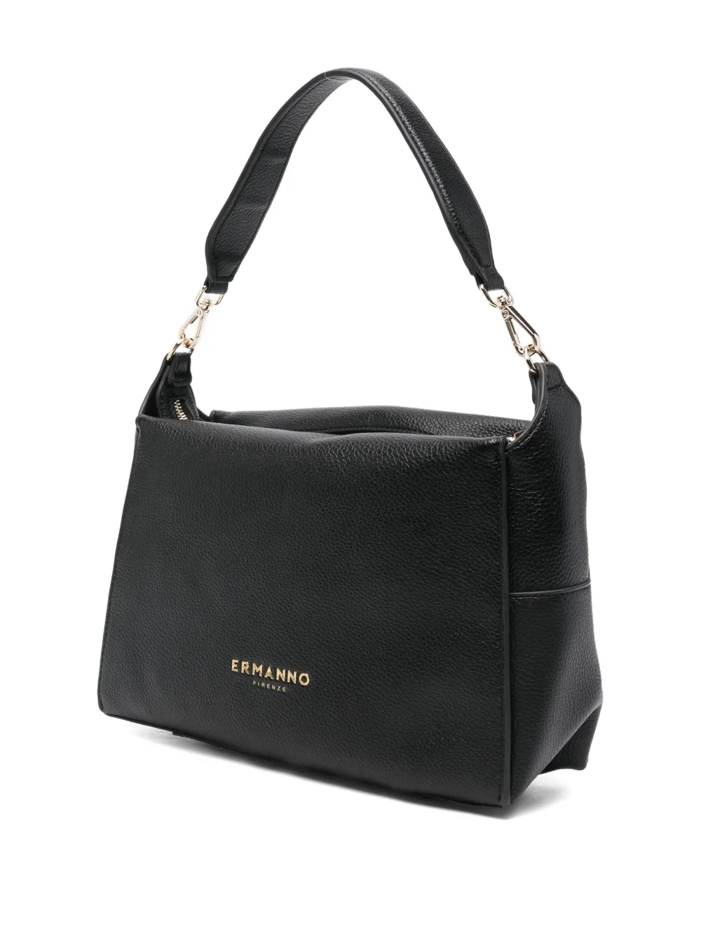 ERMANNO FIRENZE Leren shopper Zwart