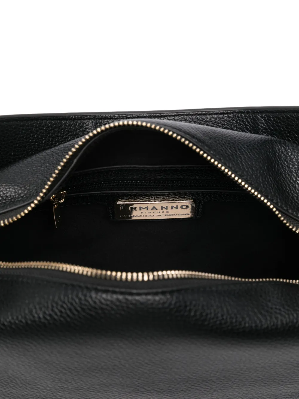 ERMANNO FIRENZE Leren shopper Zwart