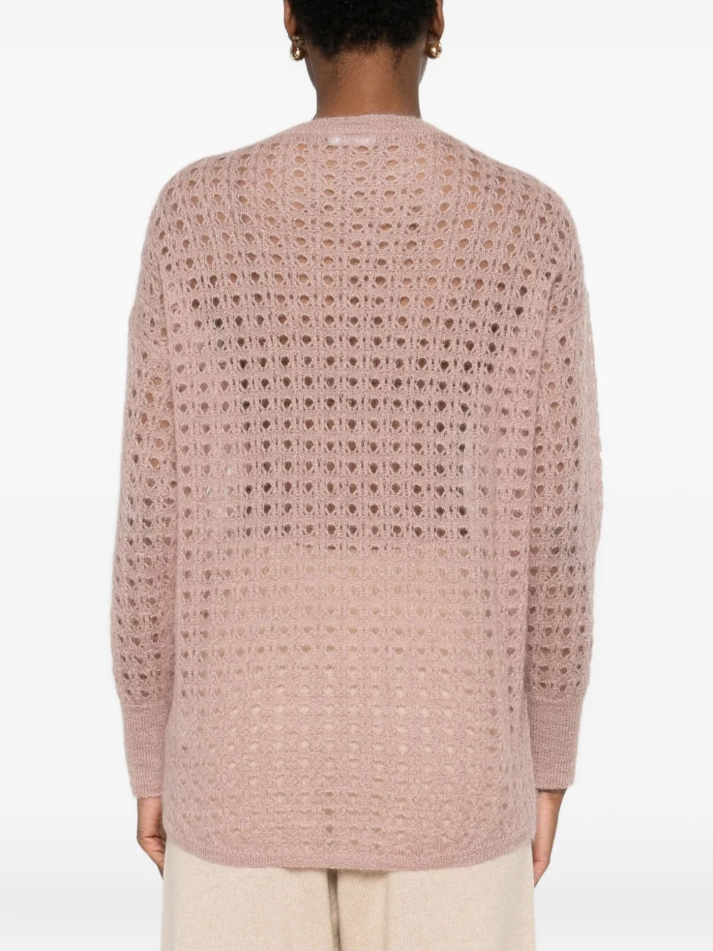 Fabiana Filippi Opengebreide trui Beige