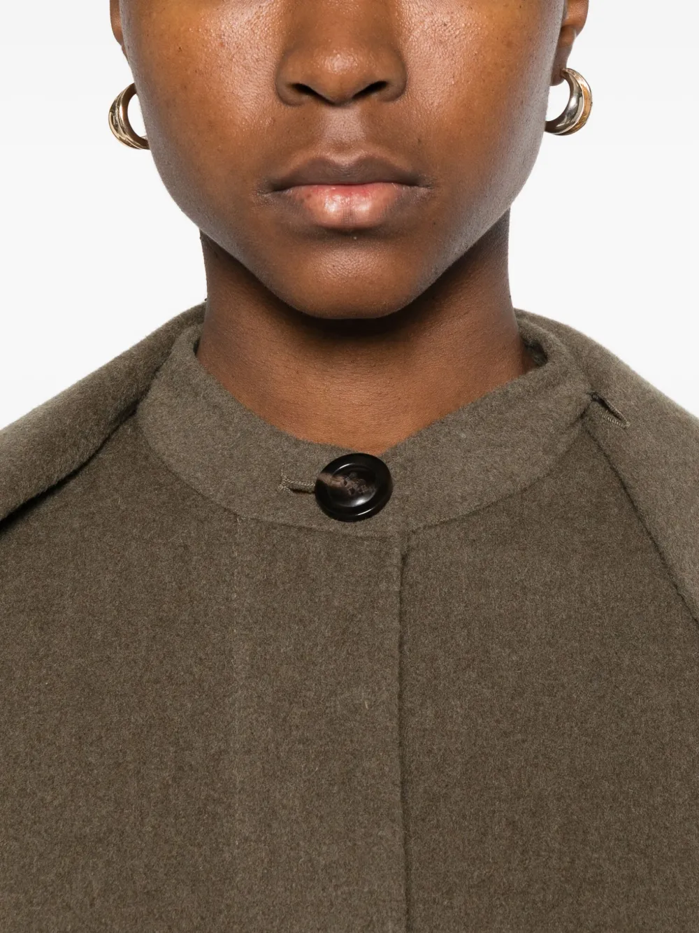 Soeur Finn Coat Woman Beige Grey In Brown