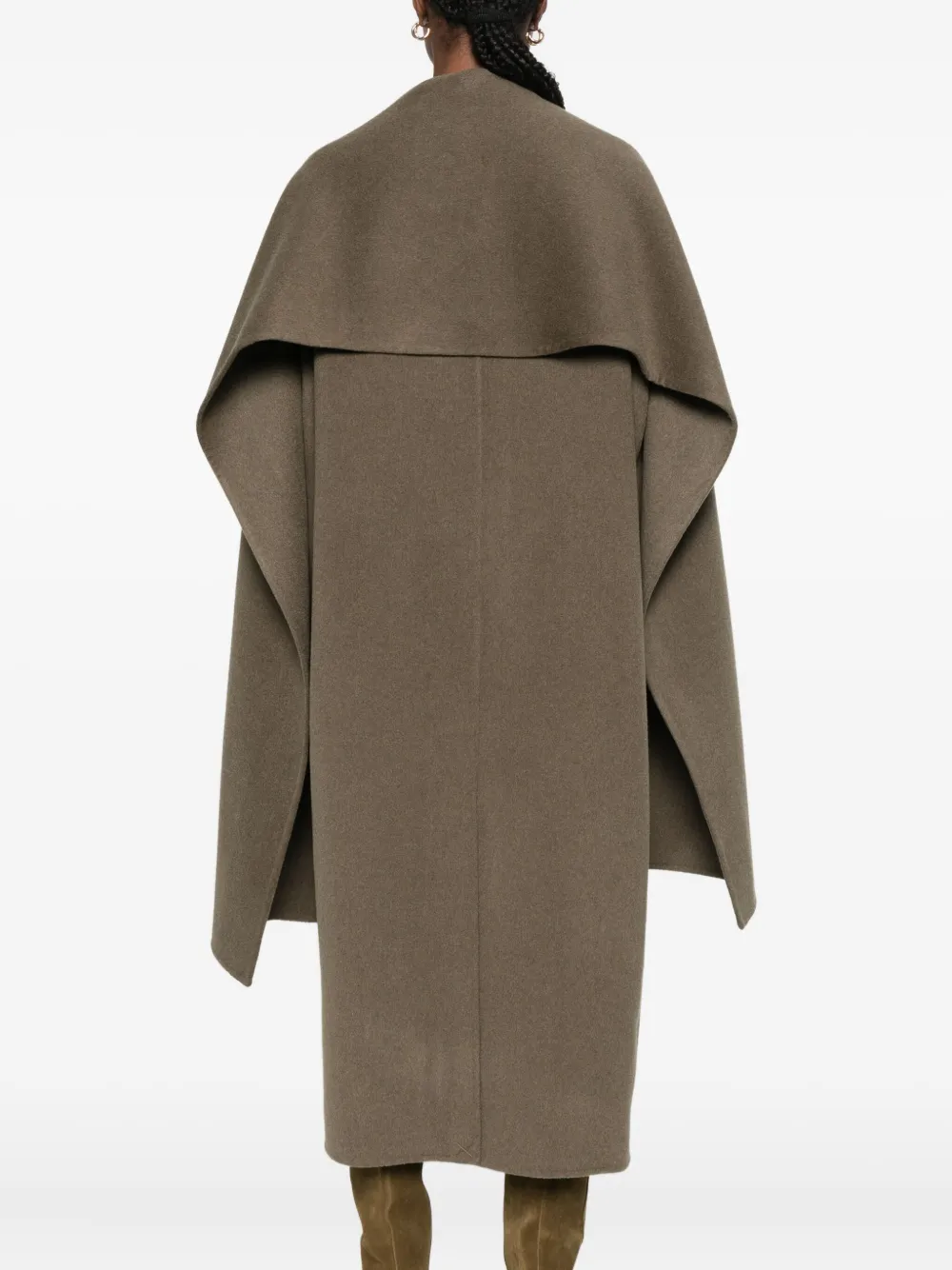Soeur Finn Coat Woman Beige Grey In Brown