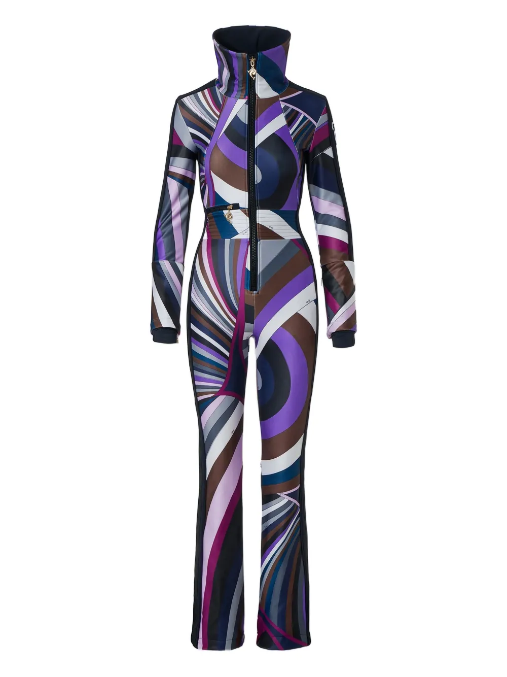Fusalp X Pucci Maria Printed Ski All-in-one In Purple