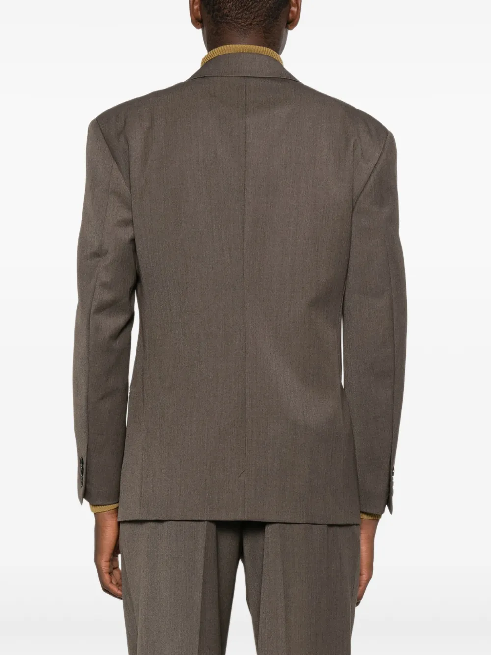 TONYWACK Blazer met dubbele rij knopen Bruin