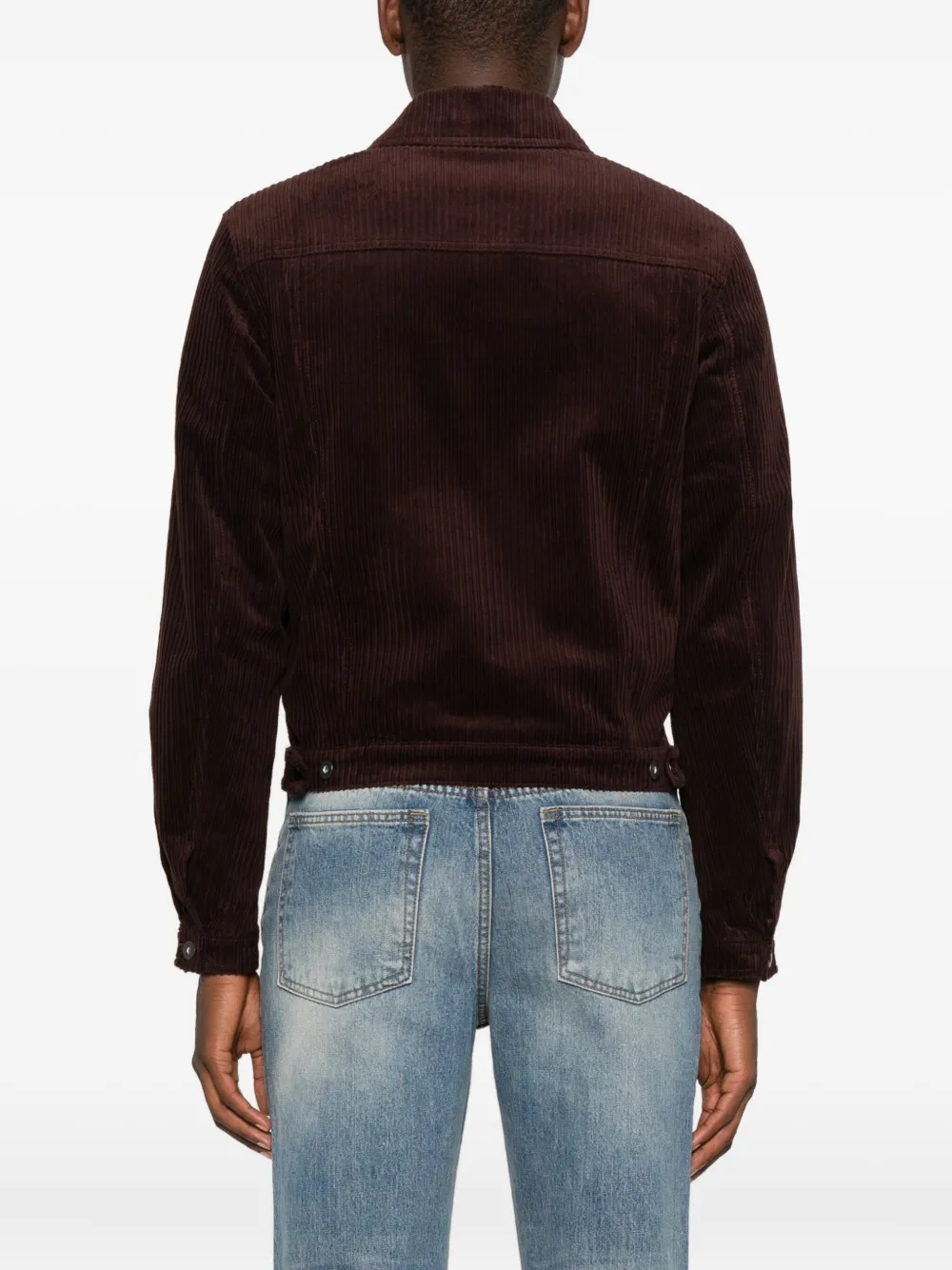Tonywack Buttoned Corduroy Jacket In Red