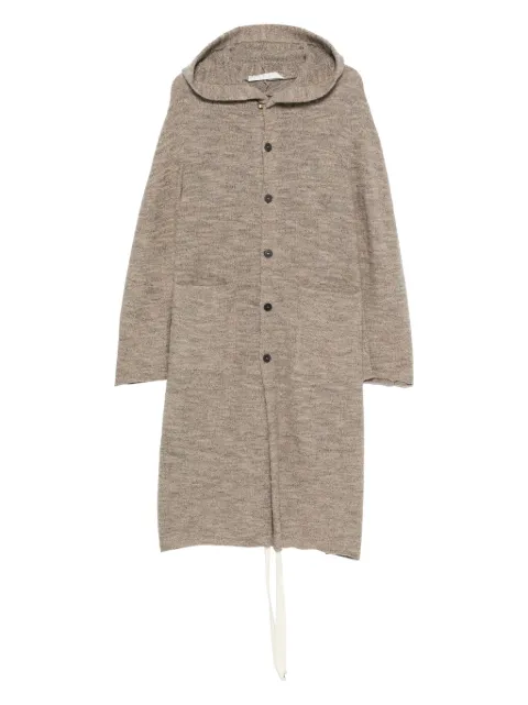 K'ANG hooded button-up coat