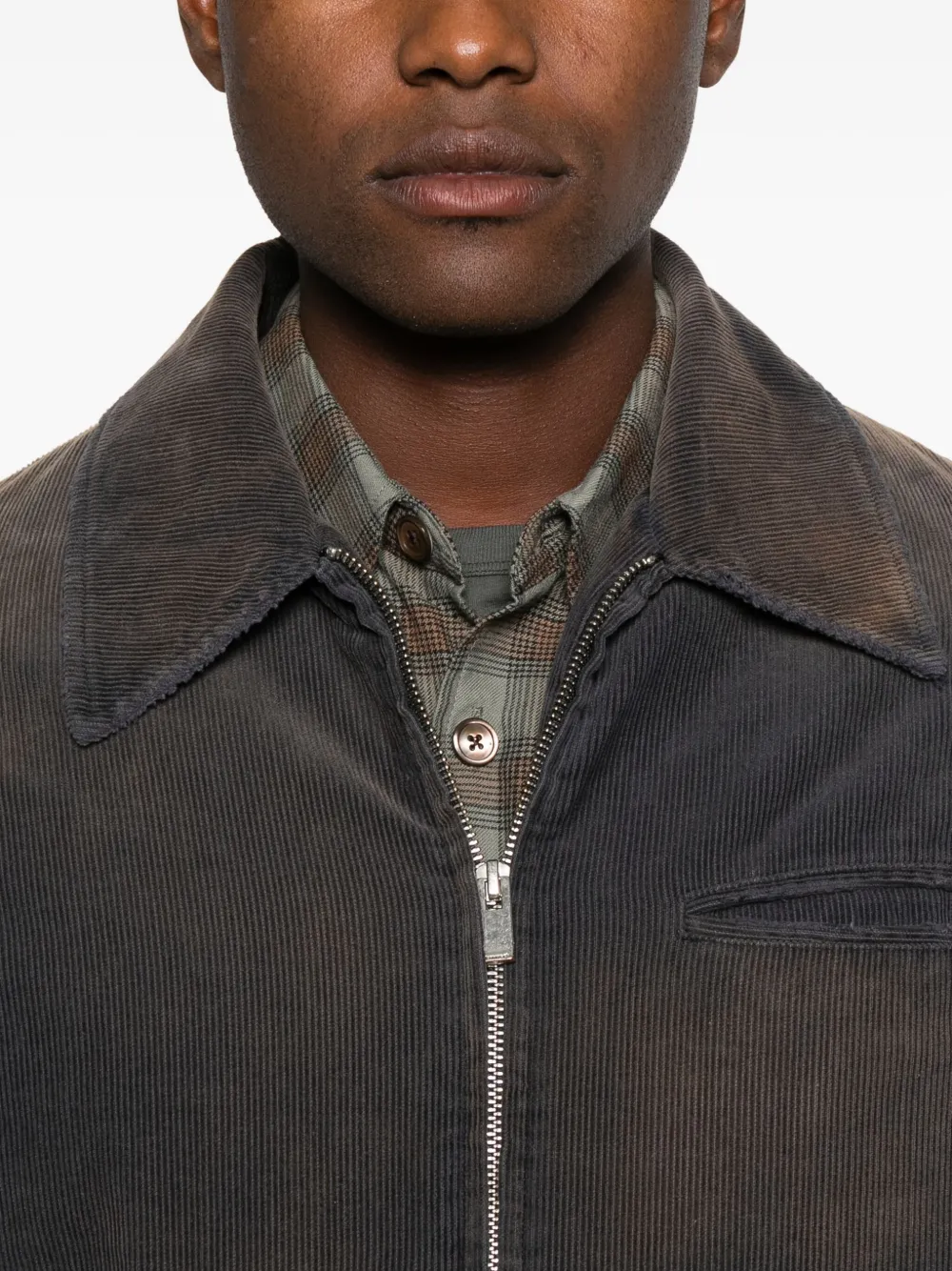 Tonywack Corduroy Shirt Jacket In Brown