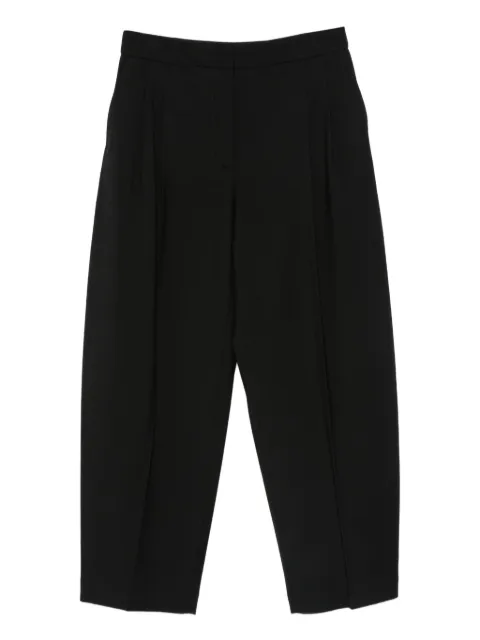 Alaïa pantalones rectos de mezcla de lana virgen