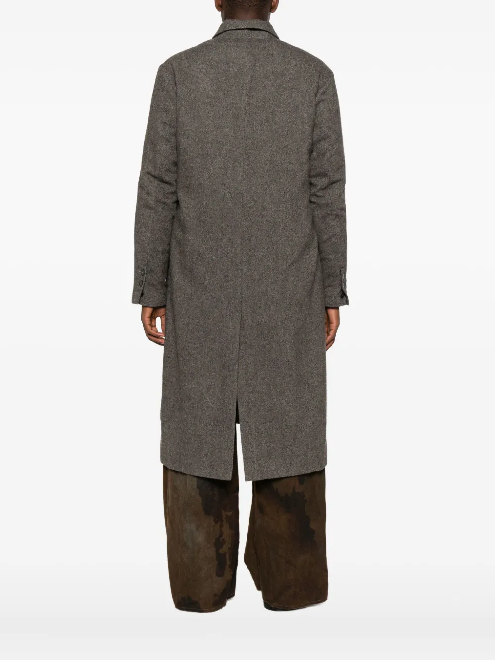 K'ang Button-up Coat In Gray