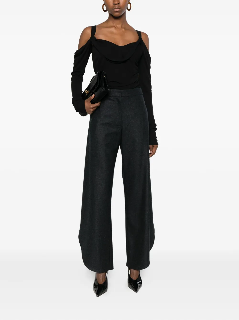 Alaïa PETAL PANTS | Flared & Bell-Bottom Pants | Image 2