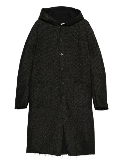K'ANG hooded button-up coat