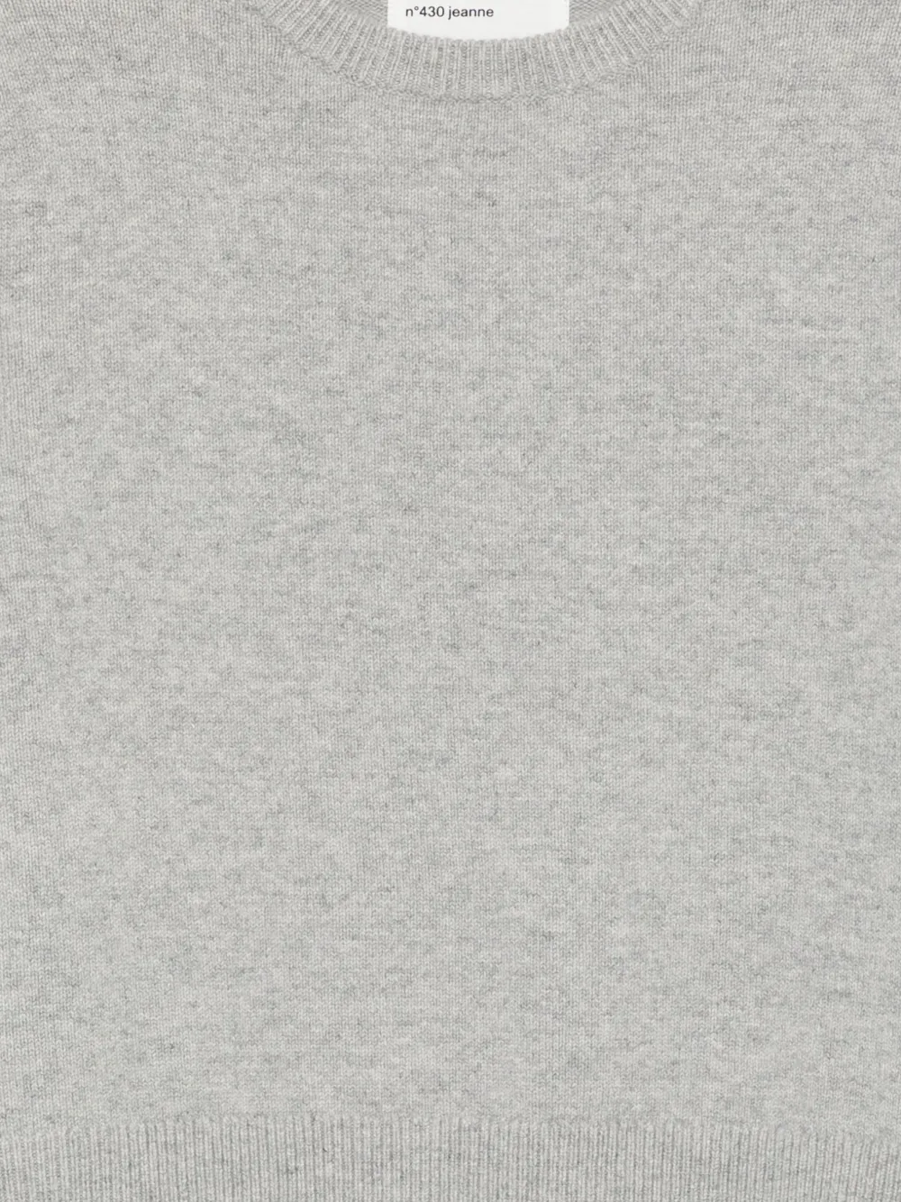 Extreme Cashmere Crew-neck Fine-knit Jumper In Gray