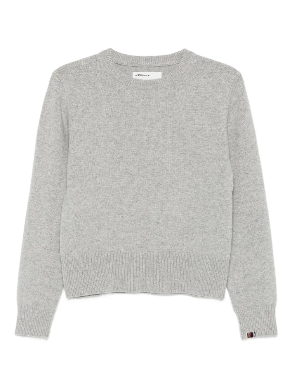 extreme cashmere crew-neck fine-knit jumper - Grey