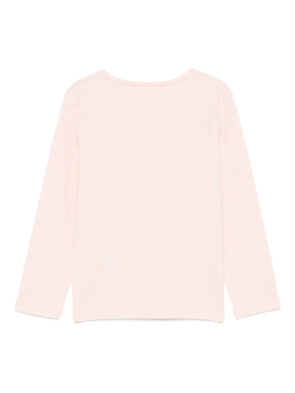 Liu •jo Graphic-print Long-sleeved T-shirt In Pink
