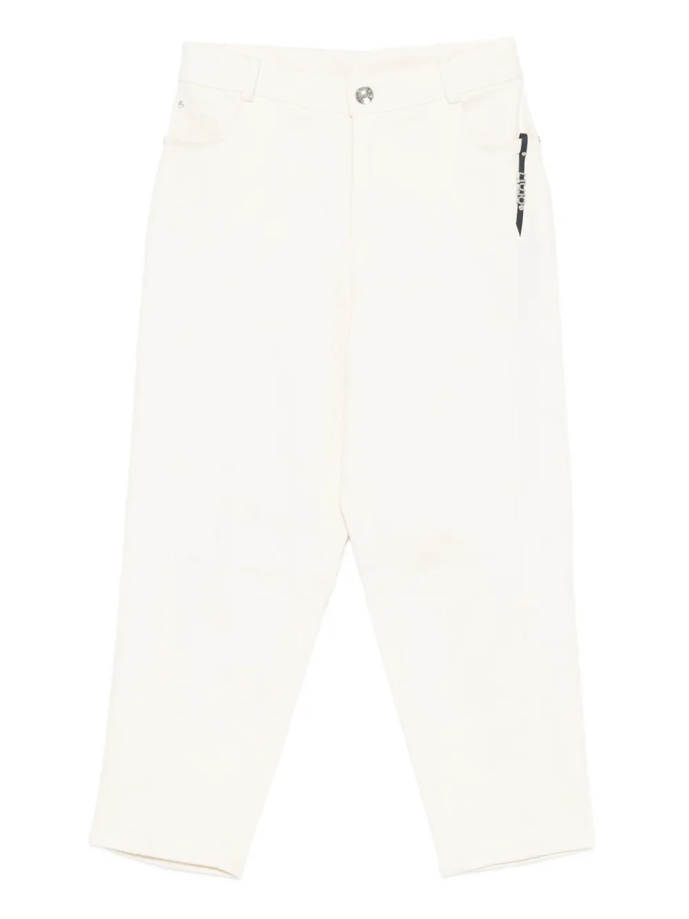 Liu •jo Logo-detail Pants In White