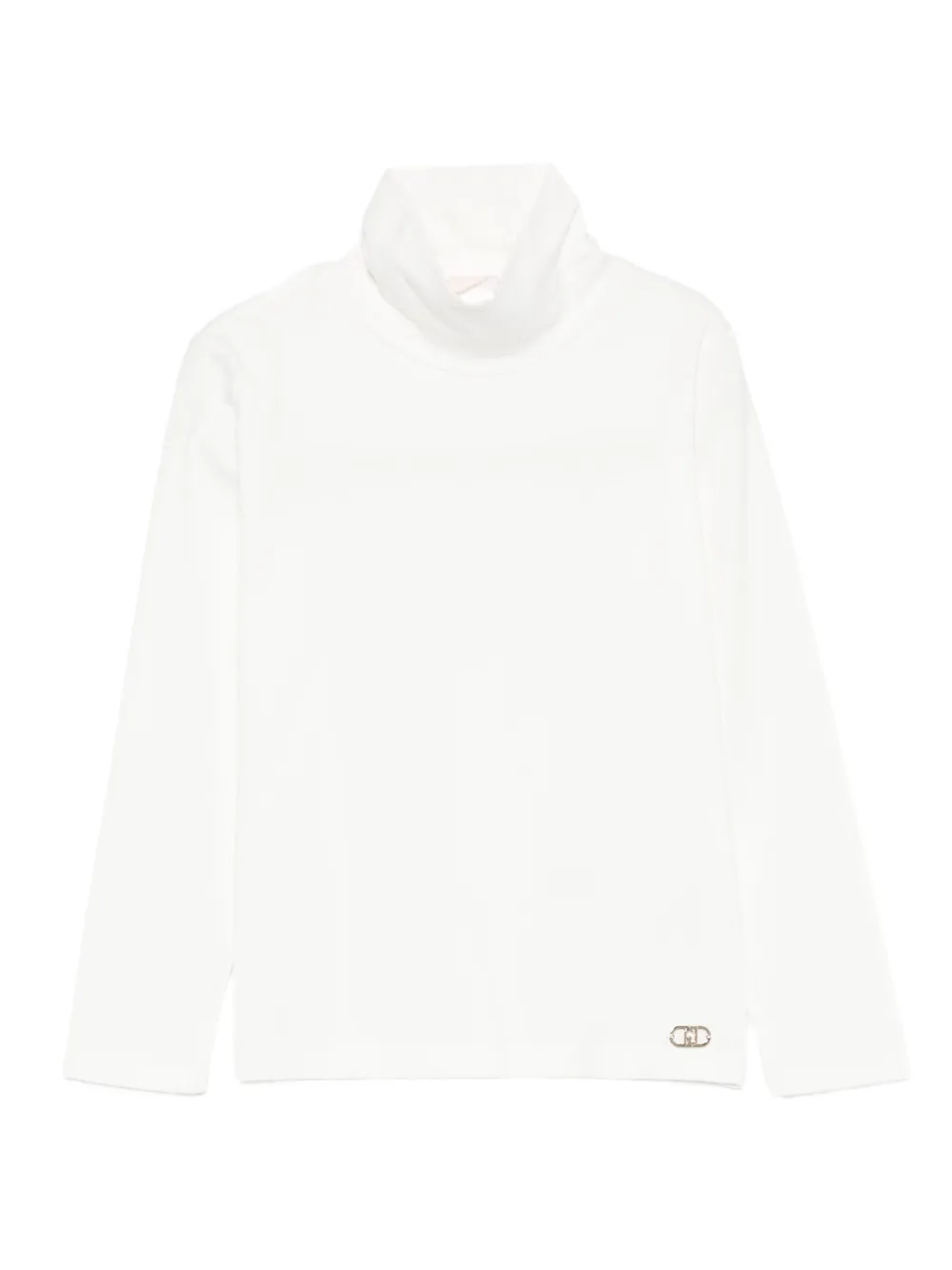 Liu •jo Roll-neck Sweater In White