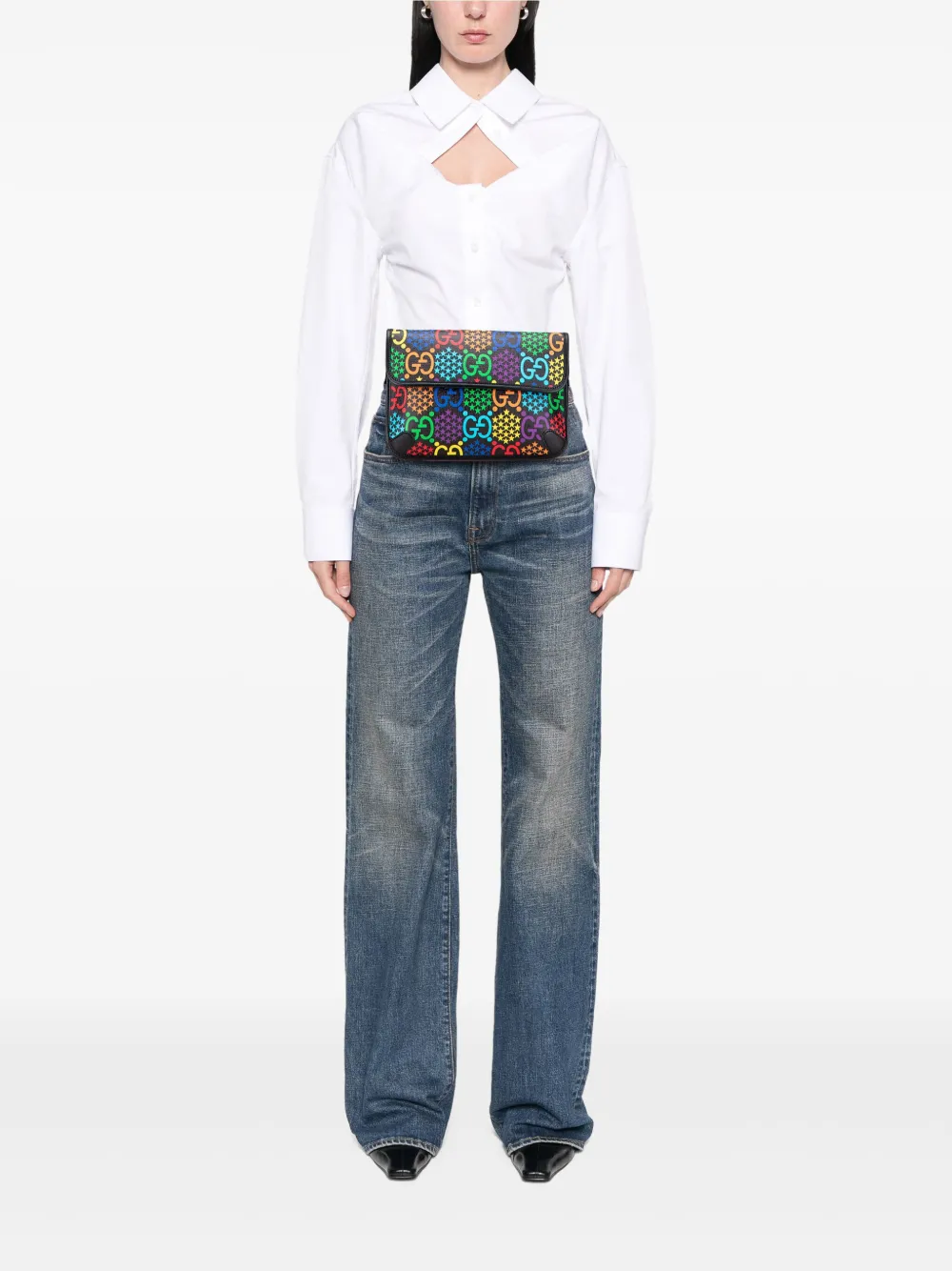 Gucci Pre-Owned 2016-2025 GG Supreme Psychedelic belt bag | Pre-Owned | Image 2