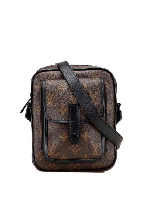 Louis Vuitton Pre-Owned 2021-2025 Monogram Macassar Christopher Wearable crossbody bag