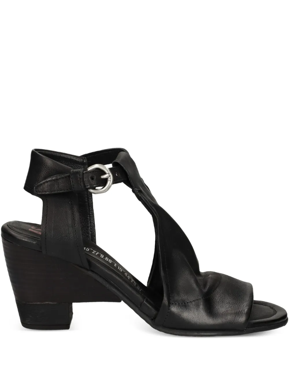 A.S.98 Sandalen met gespsluiting Zwart