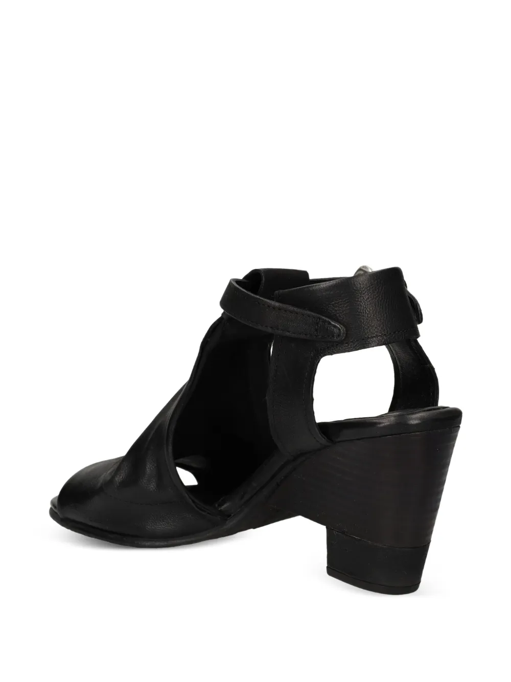 A.S.98 Sandalen met gespsluiting Zwart