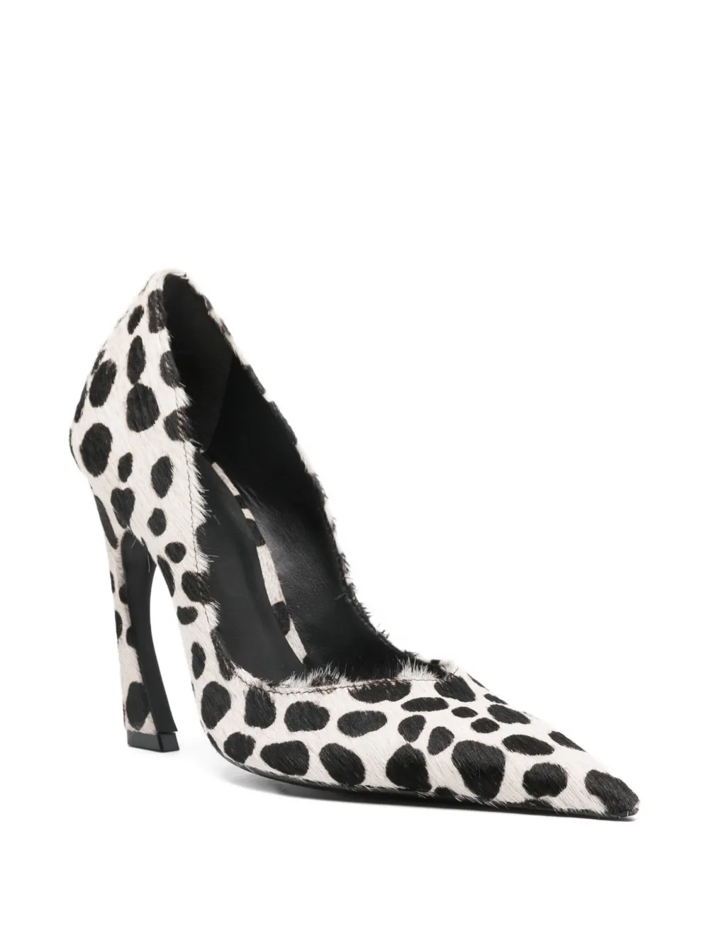 Schutz 91mm Lexi dalmatian-print pumps Wit