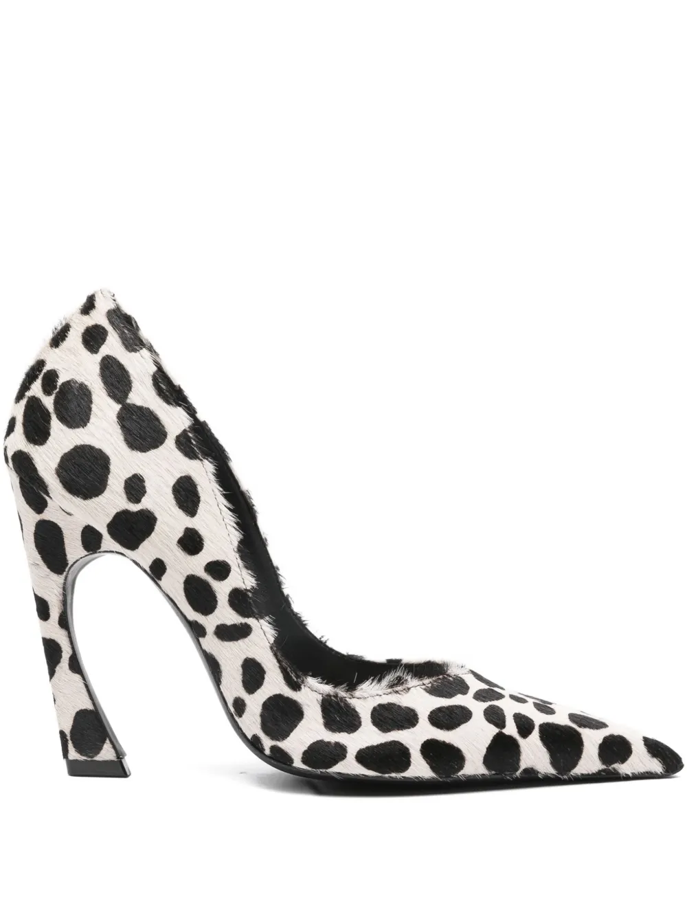 Schutz 91mm Lexi dalmatian-print pumps Wit