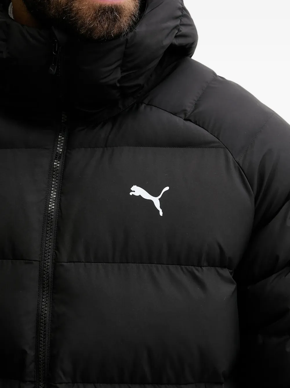 PUMA Mono parka met capuchon Zwart