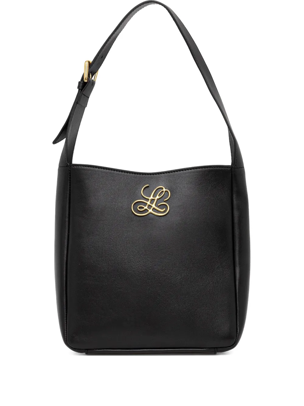 Luisa Spagnoli Imperatrice Logo-plaque Tote Bag In Black