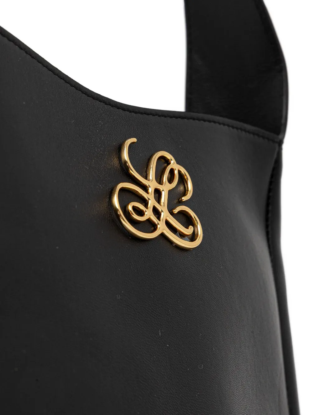 Luisa Spagnoli Imperatrice Logo-plaque Tote Bag In Black