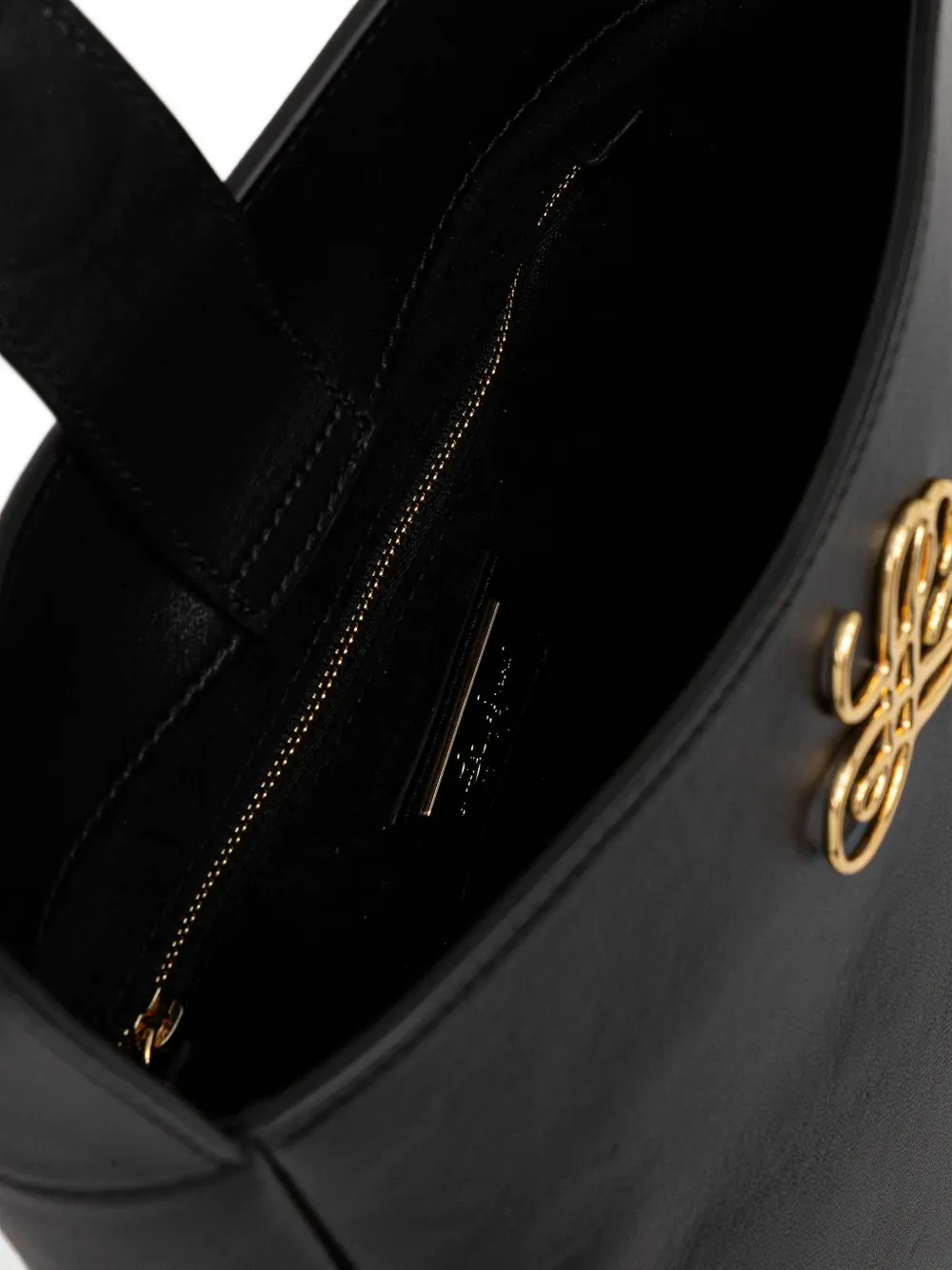 Luisa Spagnoli Imperatrice Logo-plaque Tote Bag In Black