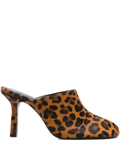 Schutz animal-print heeled mules
