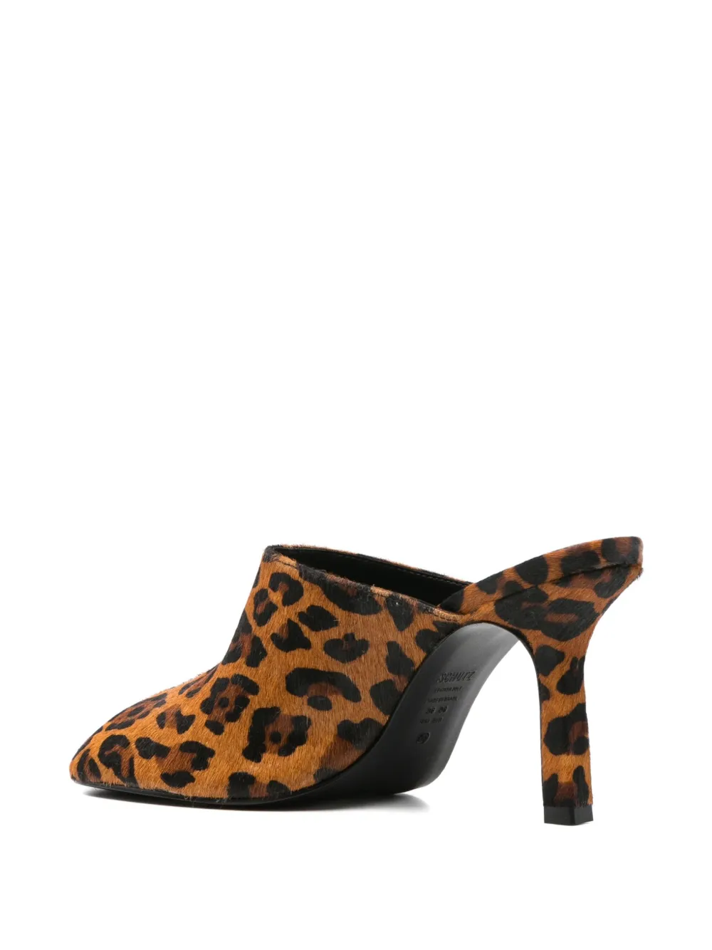 Schutz animal-print heeled mules Bruin