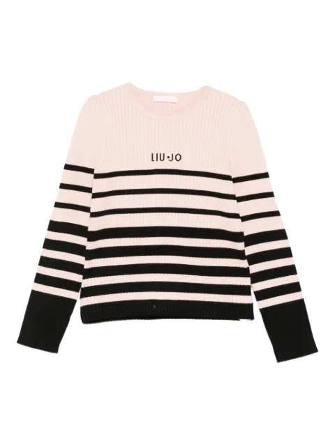 Liu Jo Kids striped sweater 
