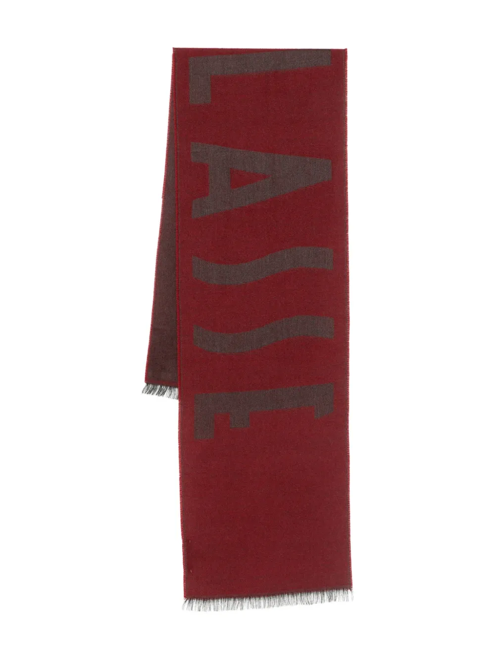 Alviero Martini 1° Classe Fringed Logo-jacquard Scarf In Multi