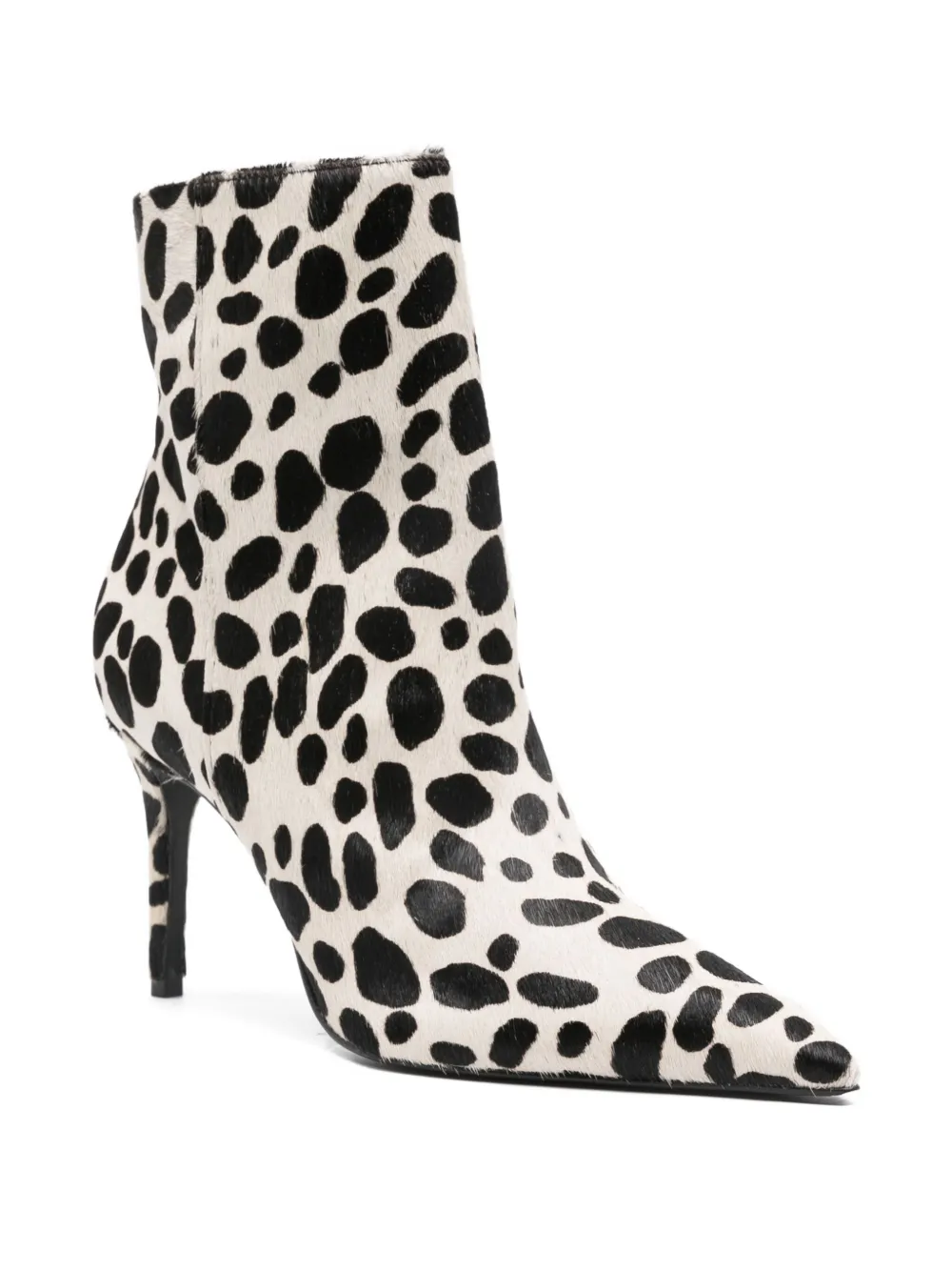 Schutz dalmatian-print ankle boots Wit