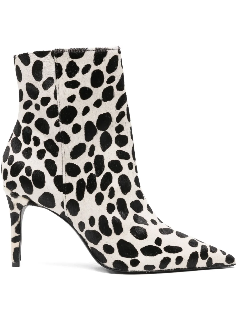 Schutz dalmatian-print ankle boots Wit