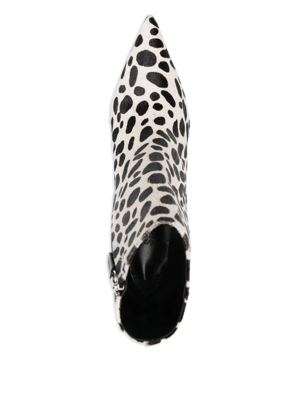 Schutz dalmatian-print ankle boots Wit