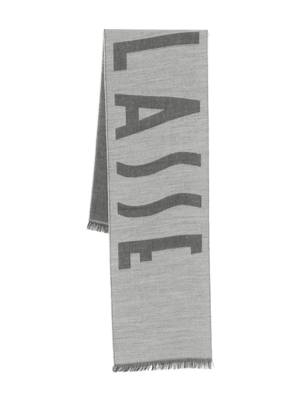 Alviero Martini 1° Classe Fringed-edge Scarf In Gray