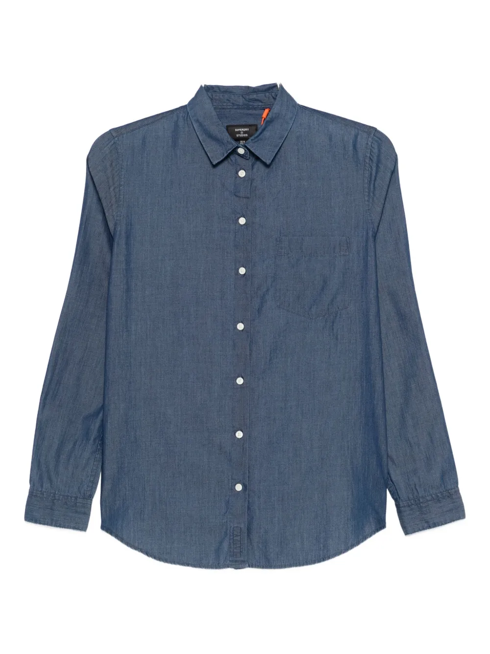 Superdry Button-down Shirt In Blue