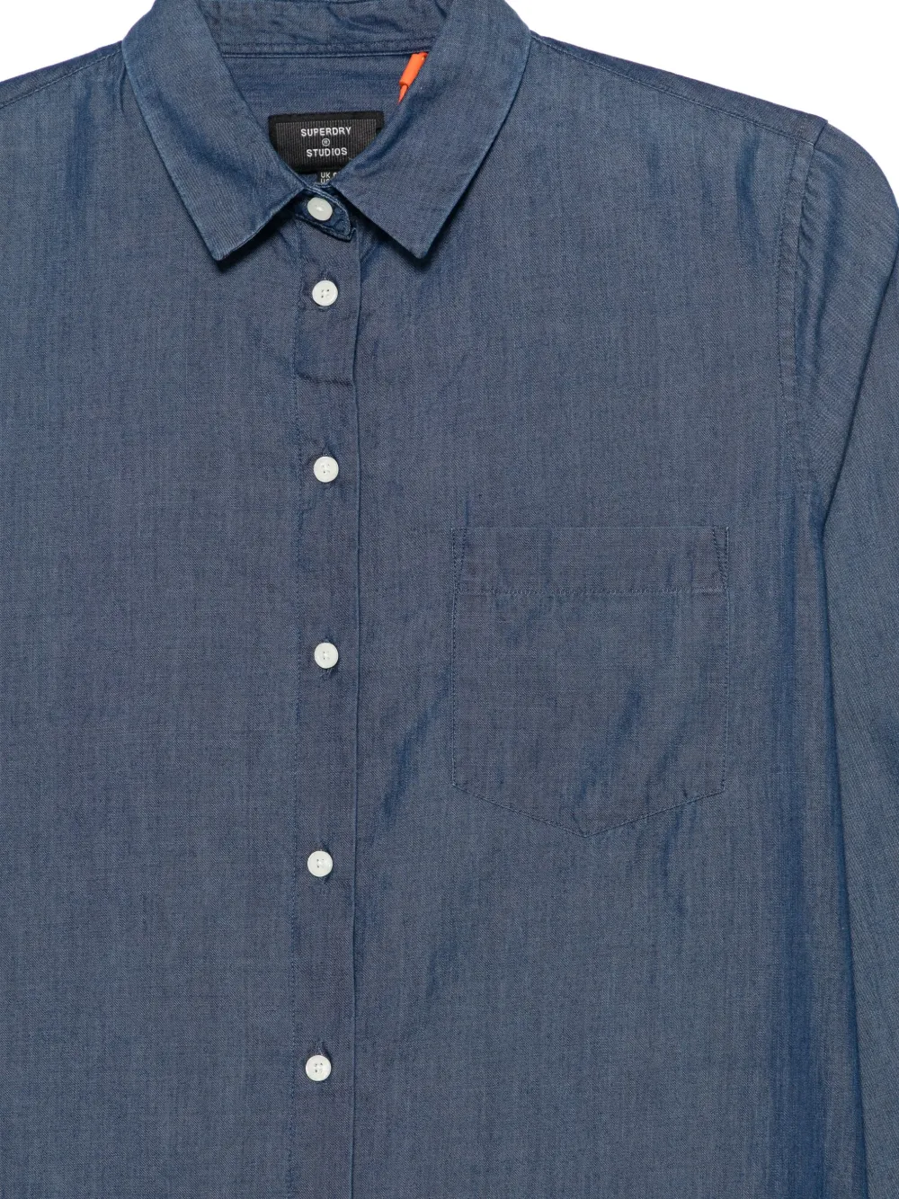 Superdry Button-down Shirt In Blue