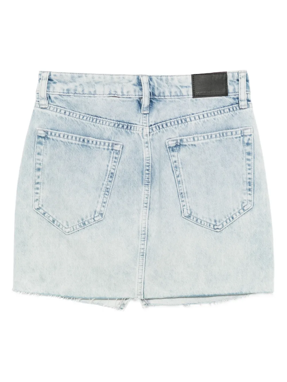 Superdry Rok met franje Blauw