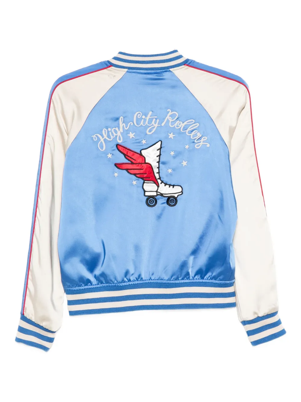 Superdry Gestreept bomberjack Blauw