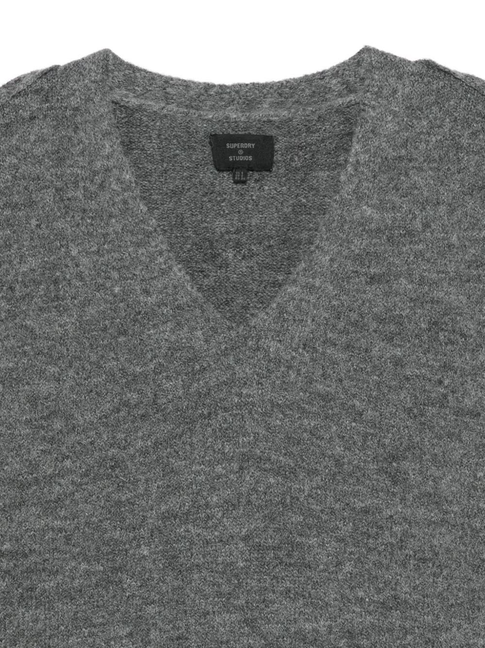 Superdry Jurk met V-hals Grijs