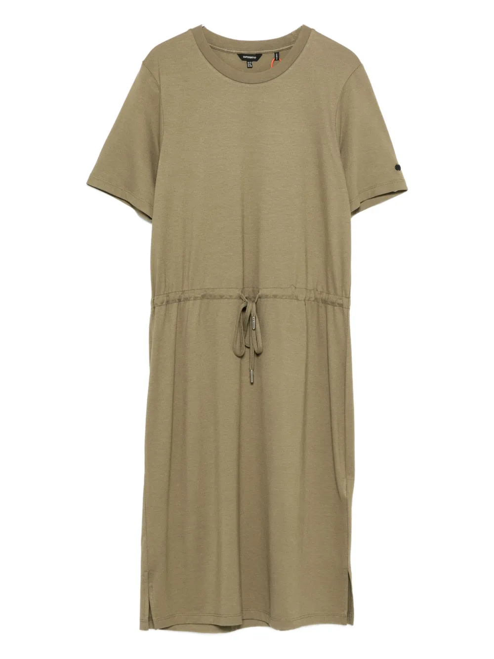 Superdry Drawstring-waist Dress In Neutral