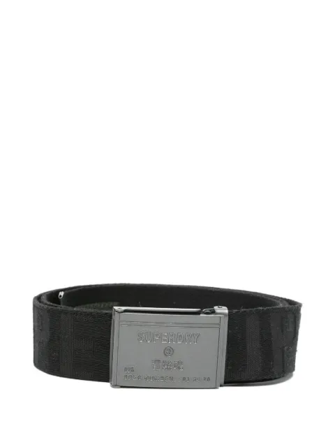 Superdry cinturón con logo en la hebilla