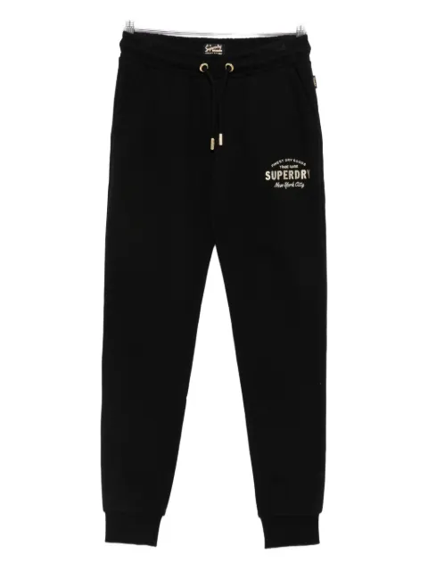 Superdry logo-embroidered track pants 