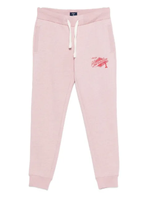 Superdry drawstring-fastening trousers