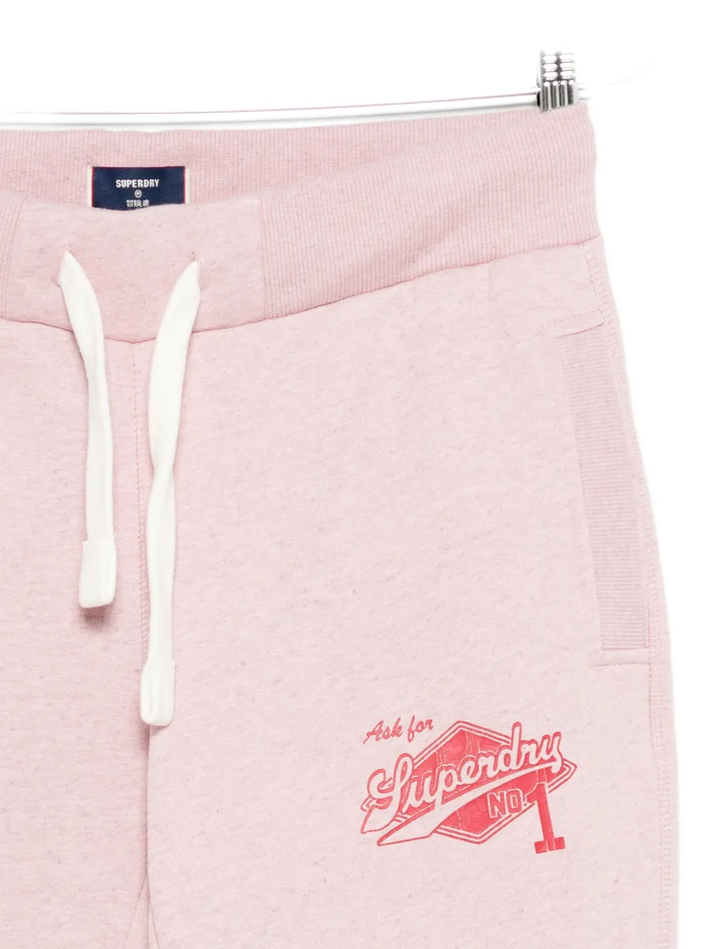 Superdry Drawstring-fastening Trousers In Pink